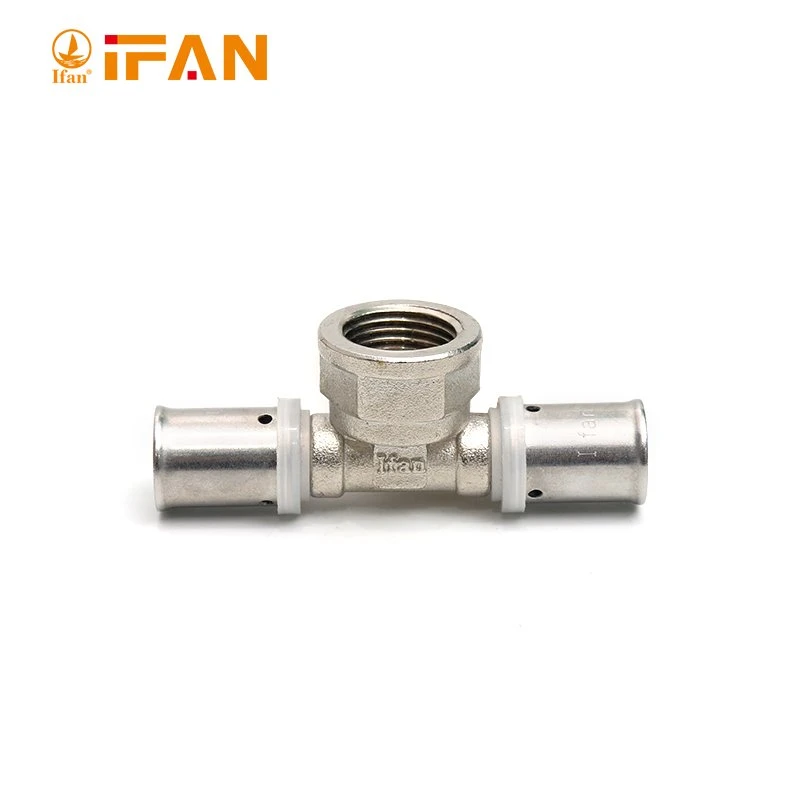 Brass U Type Press Elbow Fittings for Pex/Pex-Al-Pex Pipes