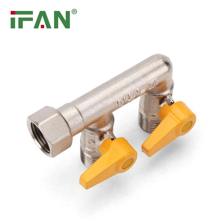 EN 1555 Brass Gas F-Shape Valve