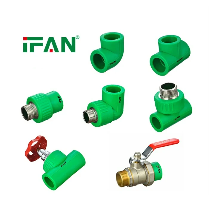 Green Color PPR Fitting