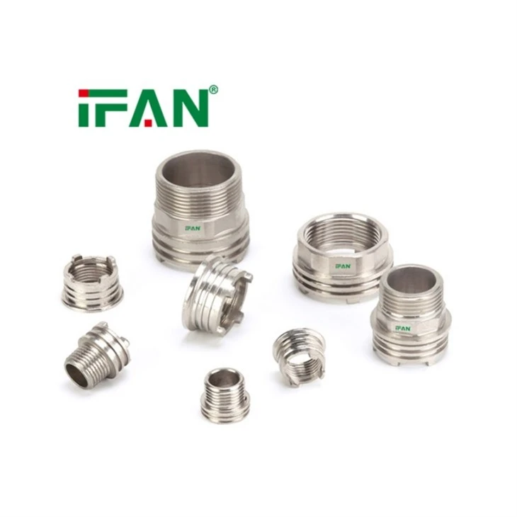 PPR Fitting Inserts Stainless Steel Threaded Metal Components