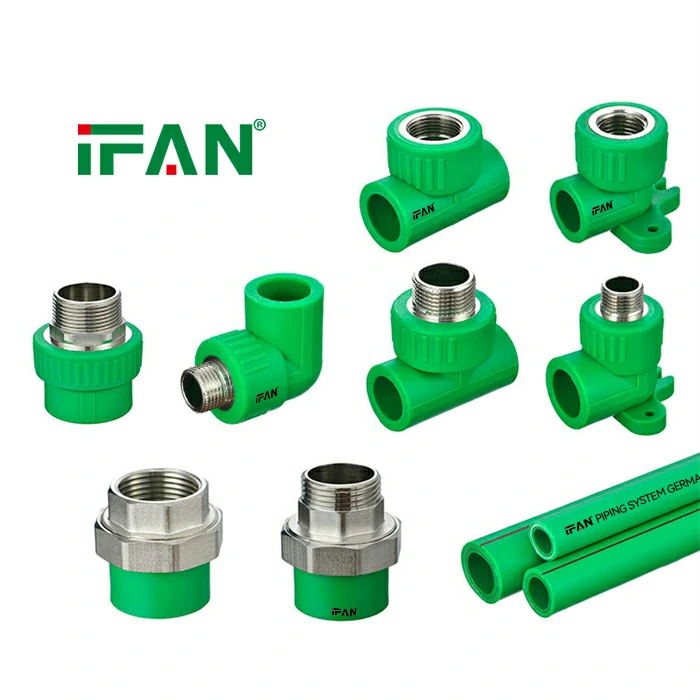 Green Color PPR Fitting