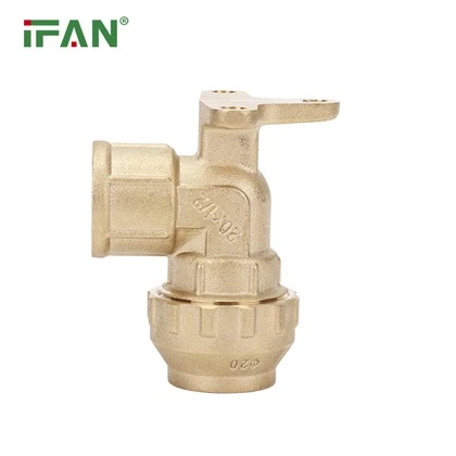 IFAN Brass PE Compression Fittings Seated Elbow