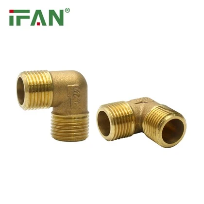 Male Thread Brass Elbow